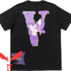 Purple Vlone T-shirt Hip Hop V Letter T-shirt