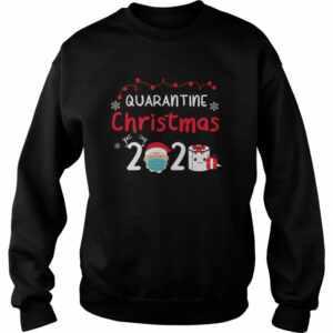 Quarantine Christmas 2020 Santa Claus Face Mask Toilet Paper Gift Sweat shirt 2