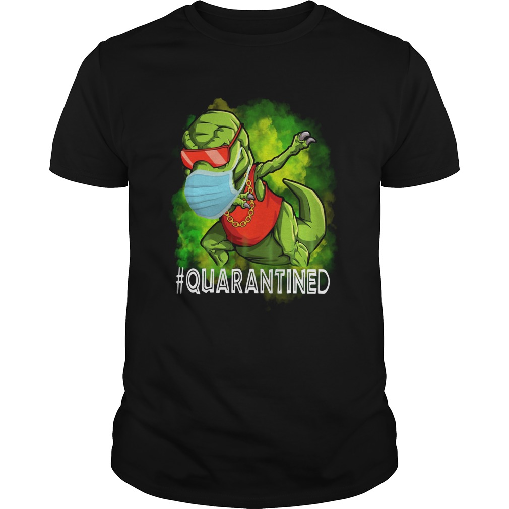 Quarantined Dinosaur mask shirt Quarantined Dinosaur mask shirt