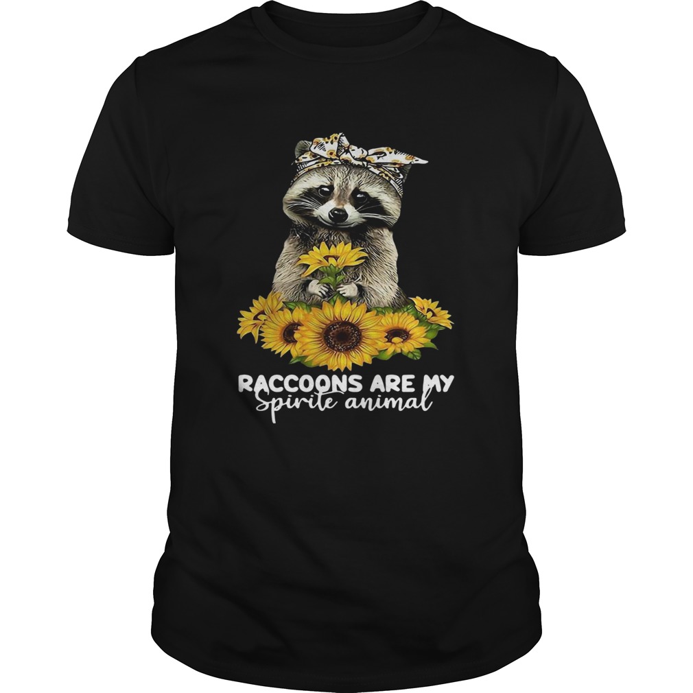 Raccoons Are My Spirit Animals shirt Raccoons Are My Spirit Animals shirt