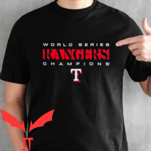 Rangers World Series T-shirt Jersey Roster T-shirt