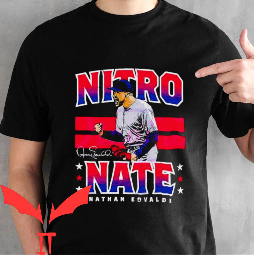 Rangers World Series T-shirt Nitro Nate Nathan Eovaldi Rangers World Series T-shirt Nitro Nate Nathan Eovaldi