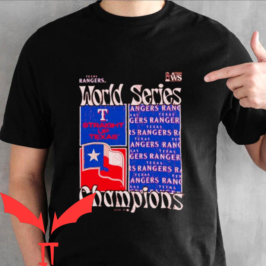 Rangers World Series T-shirt Rangers World Series Square Logo Rangers World Series T-shirt Rangers World Series Square Logo