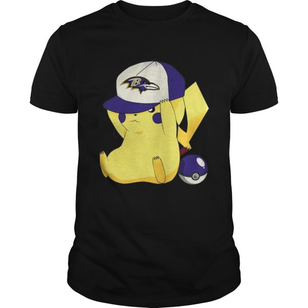 Ravens Pikachu Pokemon Shirt