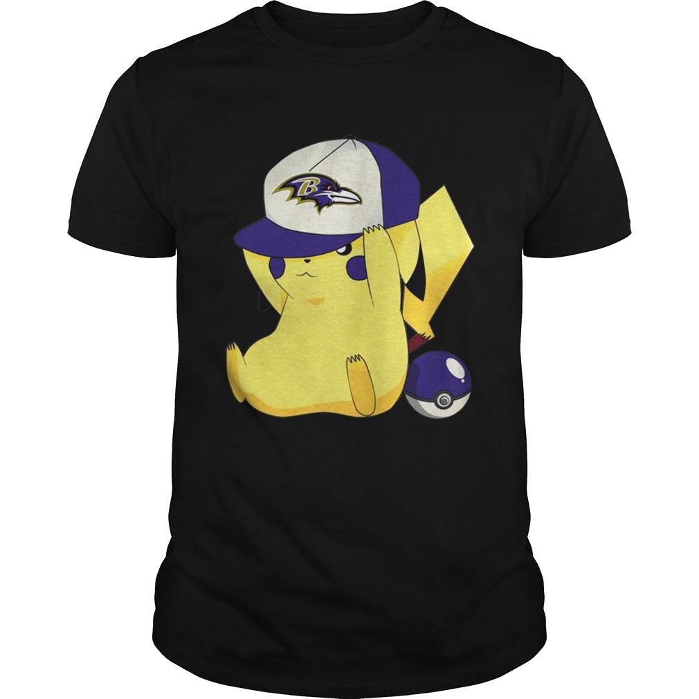 Ravens Pikachu Pokemon Shirt Ravens Pikachu Pokemon Shirt