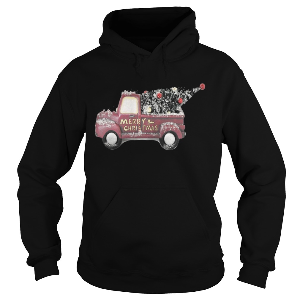 Red vintage truck with Christmas tree Tee Shirt Red vintage truck with Christmas tree Tee Shirt