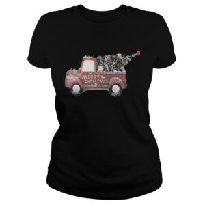 Red vintage truck with Christmas tree Tee Shirt