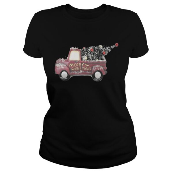 Red vintage truck with Christmas tree Tee Shirt