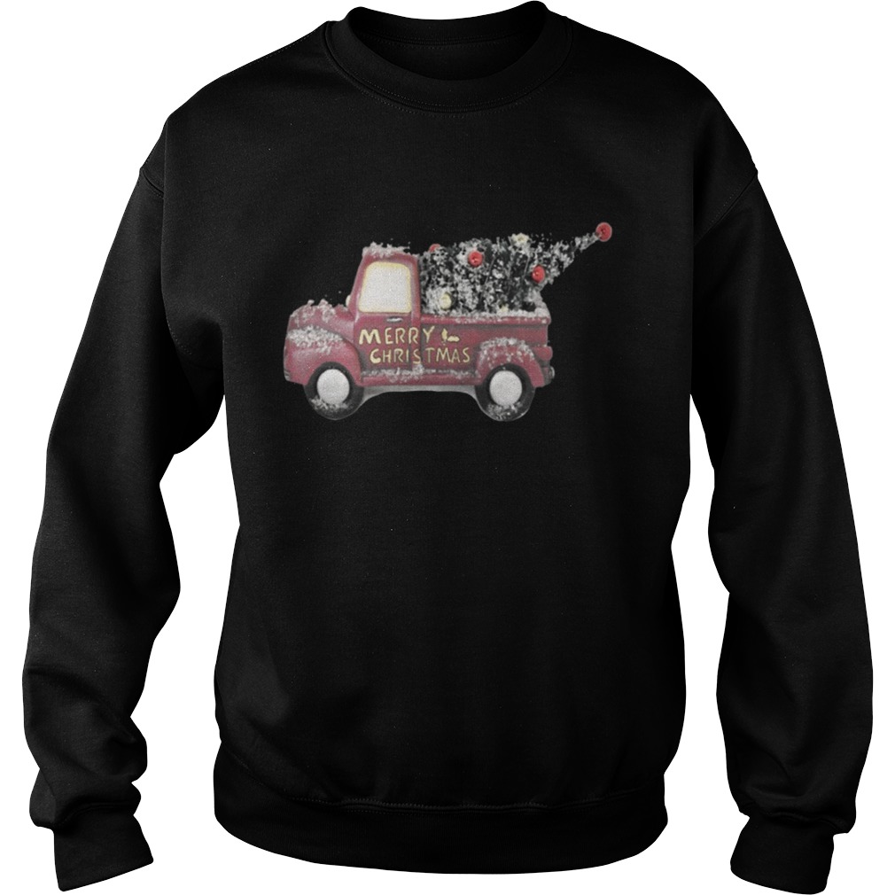 Red vintage truck with Christmas tree Tee Shirt Red vintage truck with Christmas tree Tee Shirt