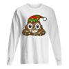Reindeer Poop Emoji Cute Merry Christmas Red shirt