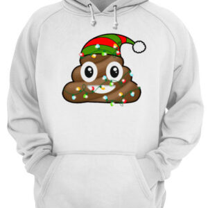 Reindeer Poop Emoji Cute Merry Christmas Red shirt 3