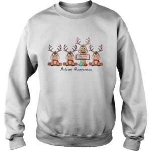 Reindeer dare to be different autism awareness shirt 3