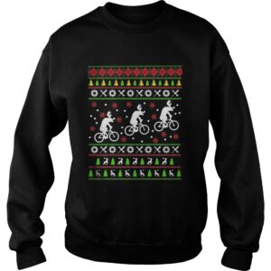 Reindeers Riding Bicycles Christmas shirt 3