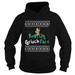 Resting Grinch Face Christmas Sweat shirt
