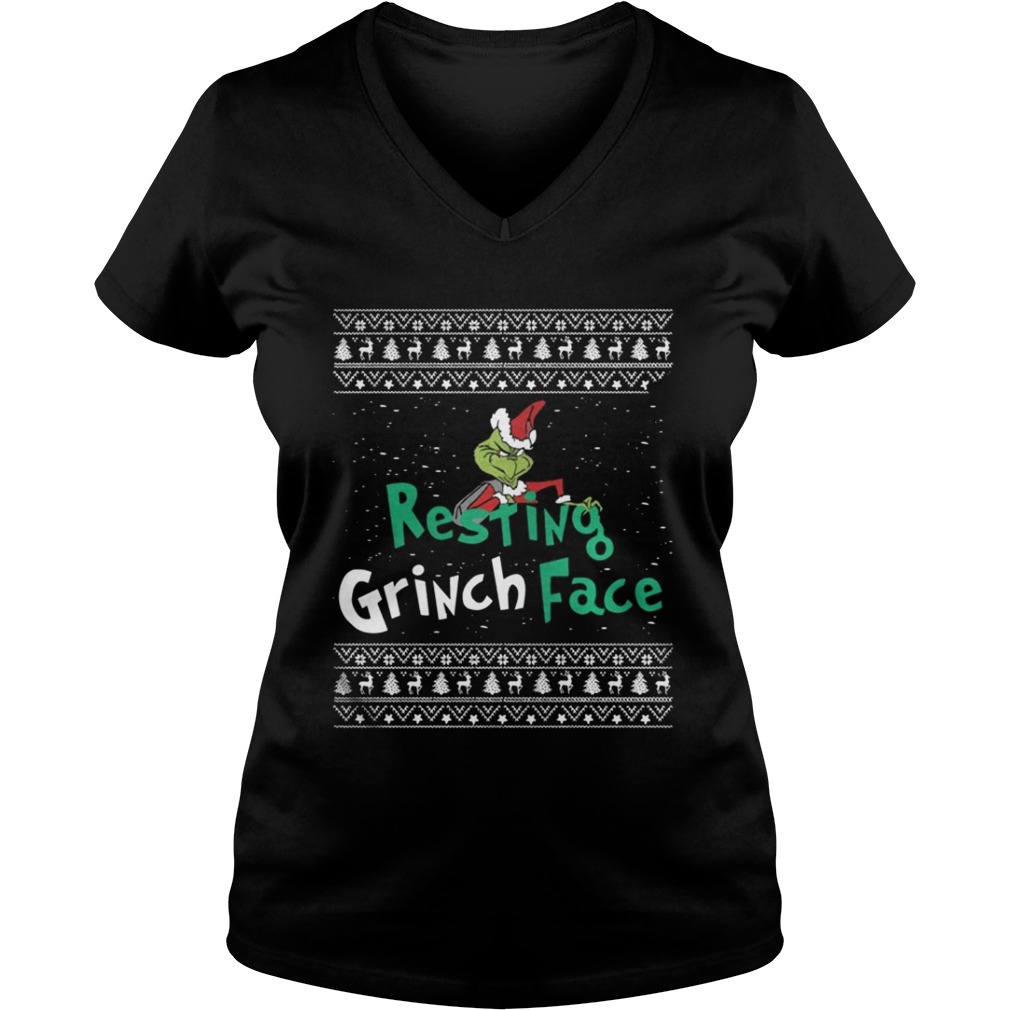 Resting Grinch Face Christmas Sweat shirt Resting Grinch Face Christmas Sweat shirt