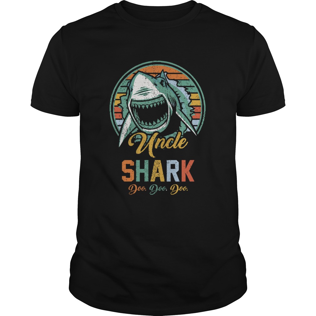 Retro Vintage Uncle Shark shirt Retro Vintage Uncle Shark shirt