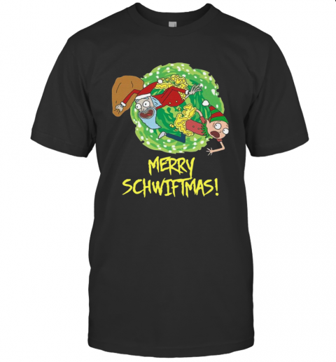 Rick And Morty Merry Christmas Merry Swiftmas T-Shirt