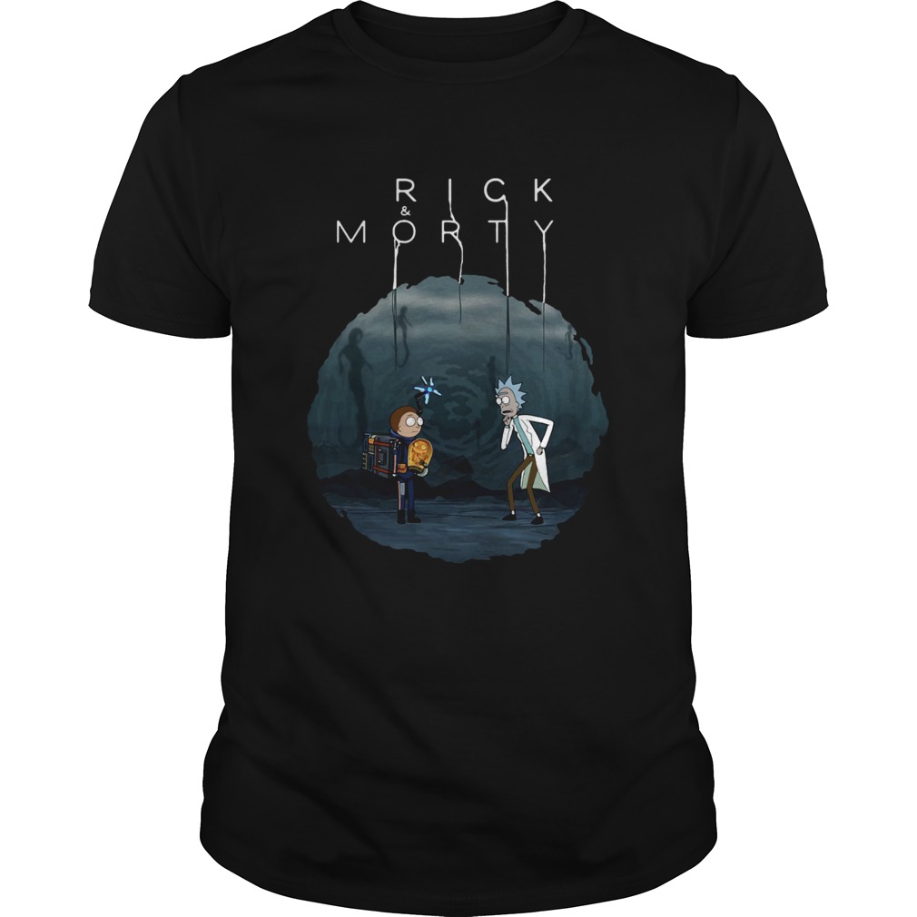 Rick and Morty Death Stranding shirt Rick and Morty Death Stranding shirt