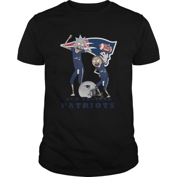 Rick and Morty New England Patriots shirt