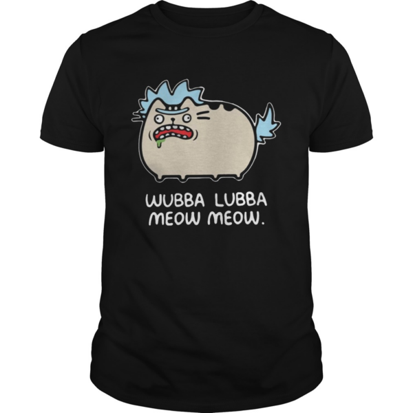 Rick and Morty Pusheen shirt