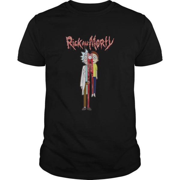 Rick and Morty horror scary shirt