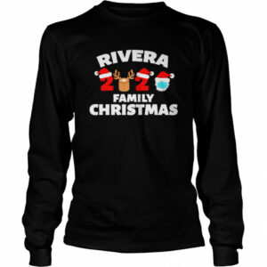 Rivera Family Christmas 2020 Santa Clause Wear Mask shirt 1