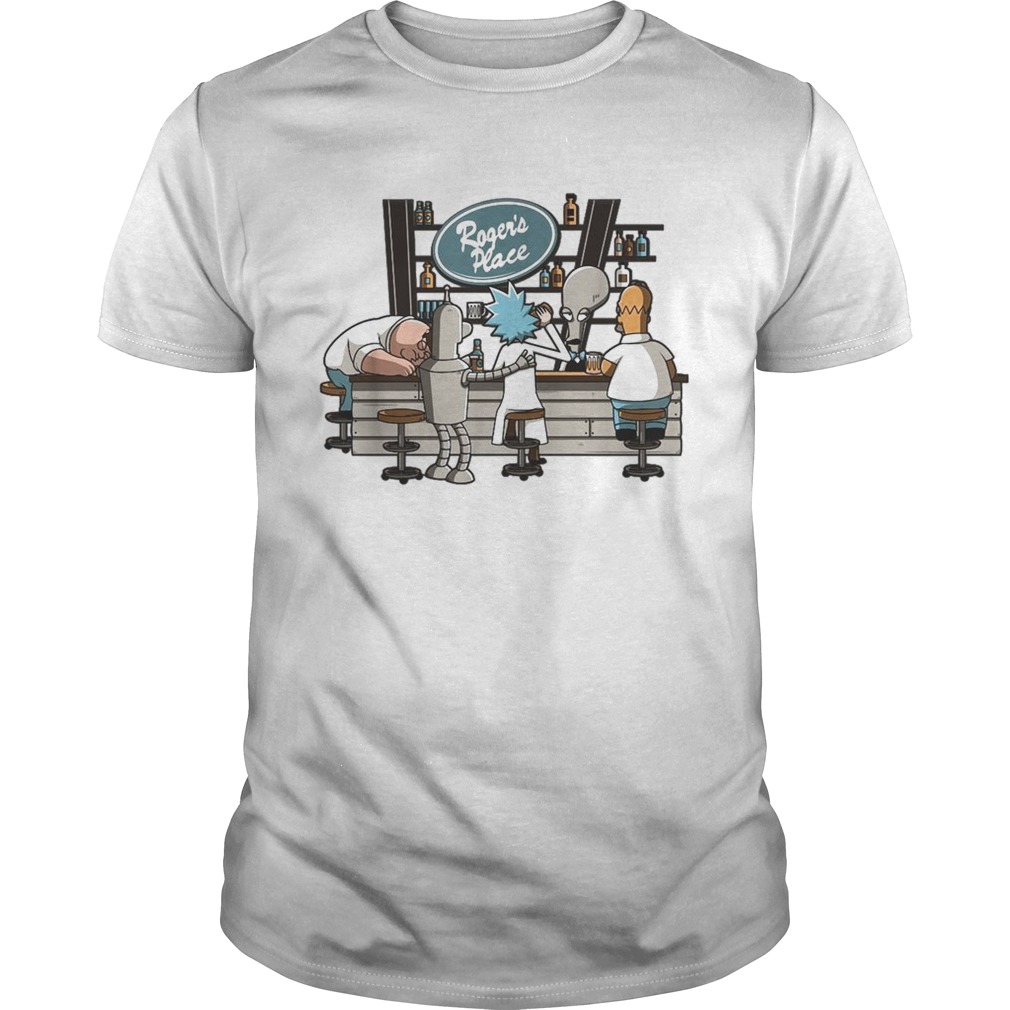 Rogers Place the bar for Cartoon characters mashup shirt Rogers Place the bar for Cartoon characters mashup shirt