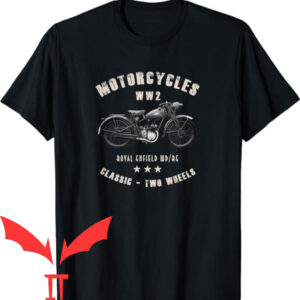 Royal Enfield T-shirt WDRE Classic Motorcycle WW2 T-shirt