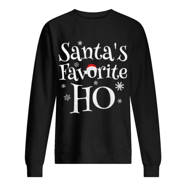 SANTA’S FAVORITE HO Matching Family shirt