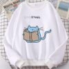 STU-DYING Adorable Cat Sweatshirt