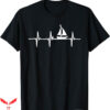 Sail Color T-Shirt Heartbeat Sailing T-Shirt Trending