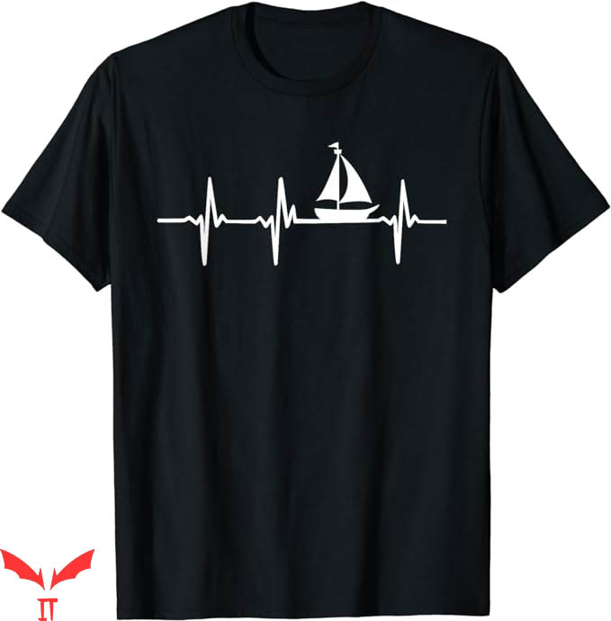 Sail Color T-Shirt Heartbeat Sailing T-Shirt Trending Sail Color T-Shirt Heartbeat Sailing T-Shirt Trending