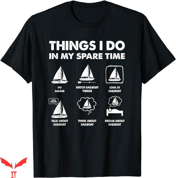 Sail Color T-Shirt In My Spare Time Boating Sailing Trending Sail Color T-Shirt In My Spare Time Boating Sailing Trending