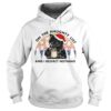 Santa Black Cat On The Naughty List And I Regret Nothing Vintage Retro shirt