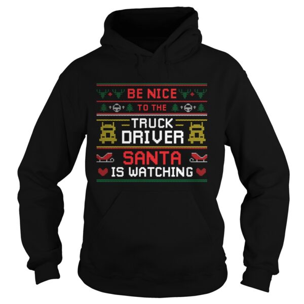 Santa Christmas Ugly Design For The Truck Drivers Ugly Sweater shirt