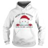 Santa Claus Face Mask Merry And Masked Healthcare Worker shirt