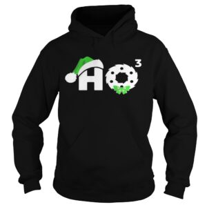 Santa Ho Ho 3 Cubed Funny Christmas Shirt