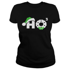 Santa Ho Ho 3 Cubed Funny Christmas Shirt