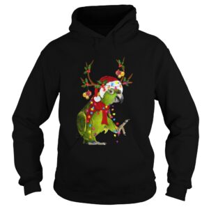 Santa Parrot Light Christmas shirt 1