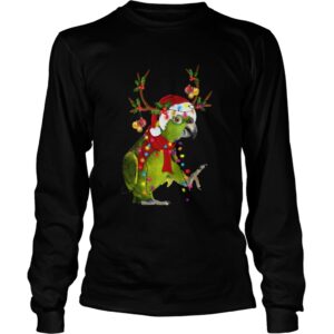 Santa Parrot Light Christmas shirt 2
