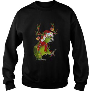 Santa Parrot Light Christmas shirt 3