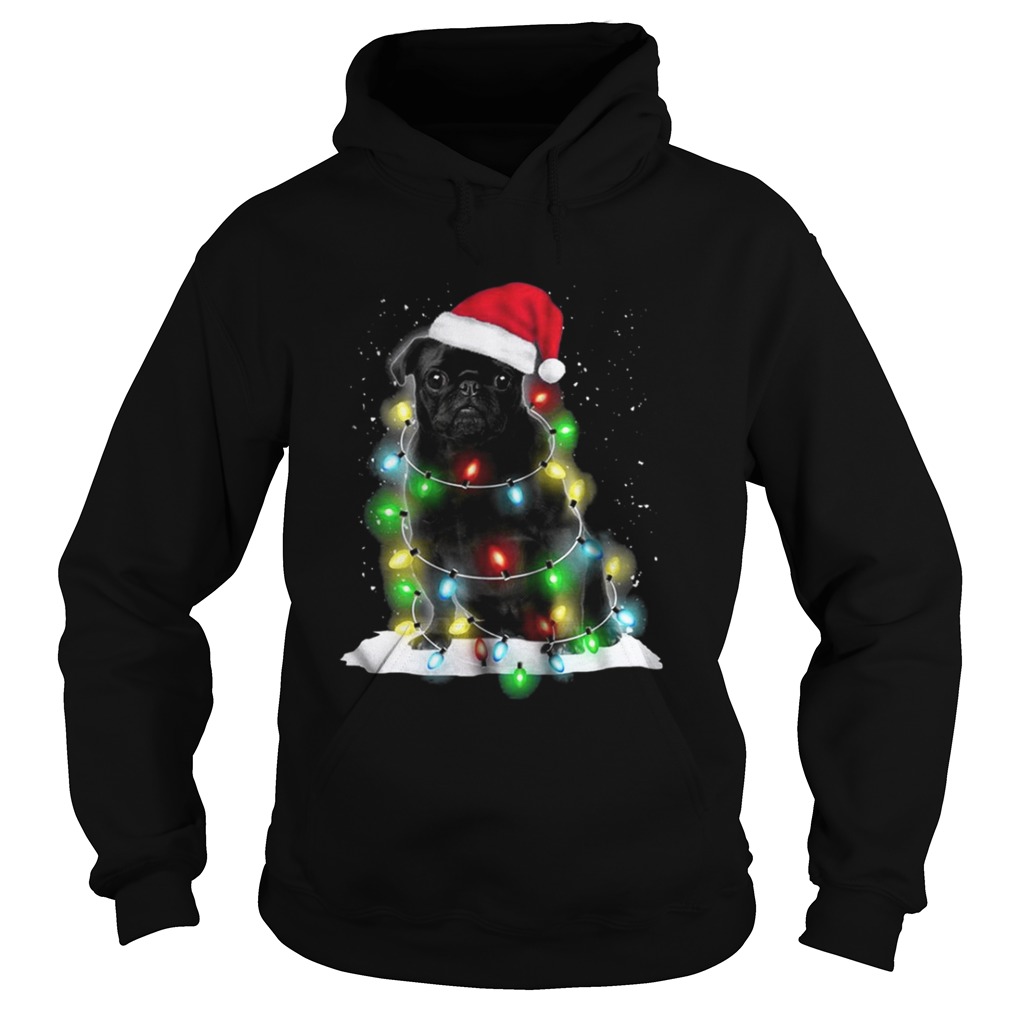 Santa Pitbull Light Christmas Dog shirt Santa Pitbull Light Christmas Dog shirt