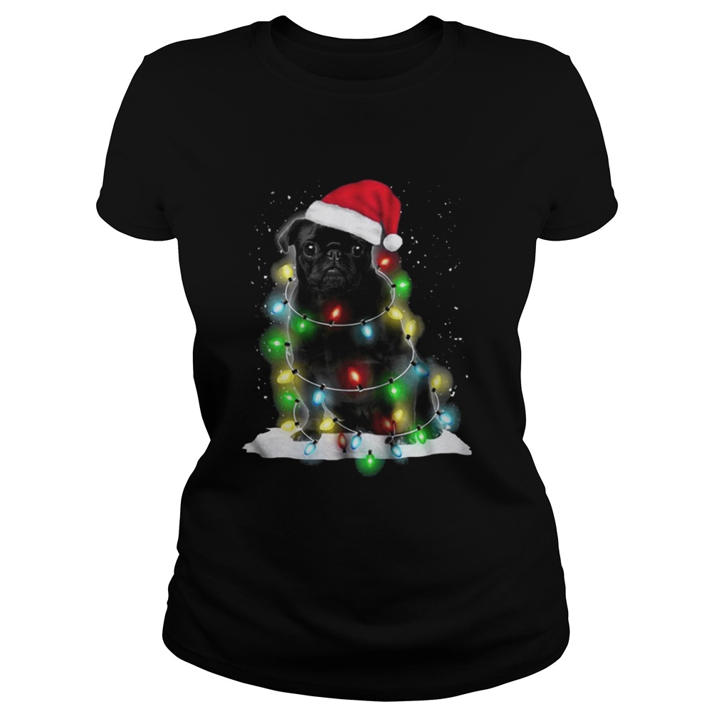 Santa Pitbull Light Christmas Dog shirt Santa Pitbull Light Christmas Dog shirt