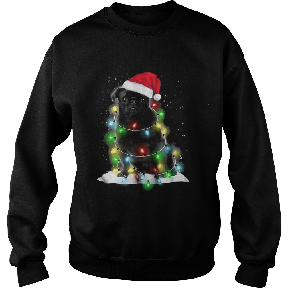 Santa Pitbull Light Christmas Dog shirt Santa Pitbull Light Christmas Dog shirt