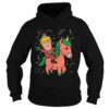 Santa Trump Riding Unicorn Funny Christmas Xmas shirt