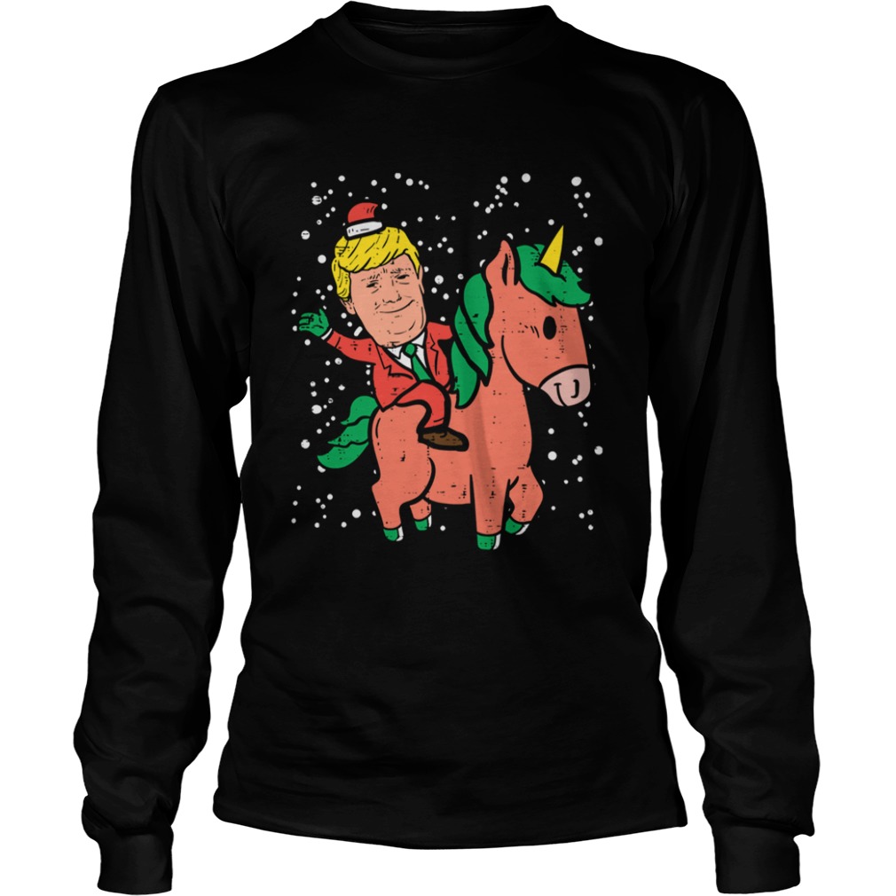 Santa Trump Riding Unicorn Funny Christmas Xmas shirt Santa Trump Riding Unicorn Funny Christmas Xmas shirt