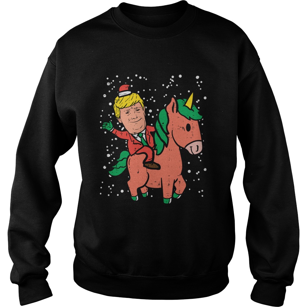 Santa Trump Riding Unicorn Funny Christmas Xmas shirt Santa Trump Riding Unicorn Funny Christmas Xmas shirt