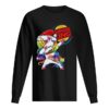 Santa Unicorn Dabbing Burger King Shirt