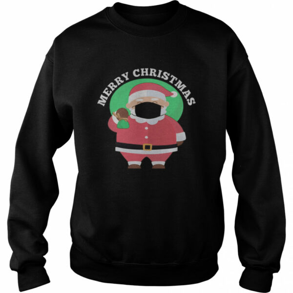 Santa Wearing Mask Quarantine Christmas 2020 shirt