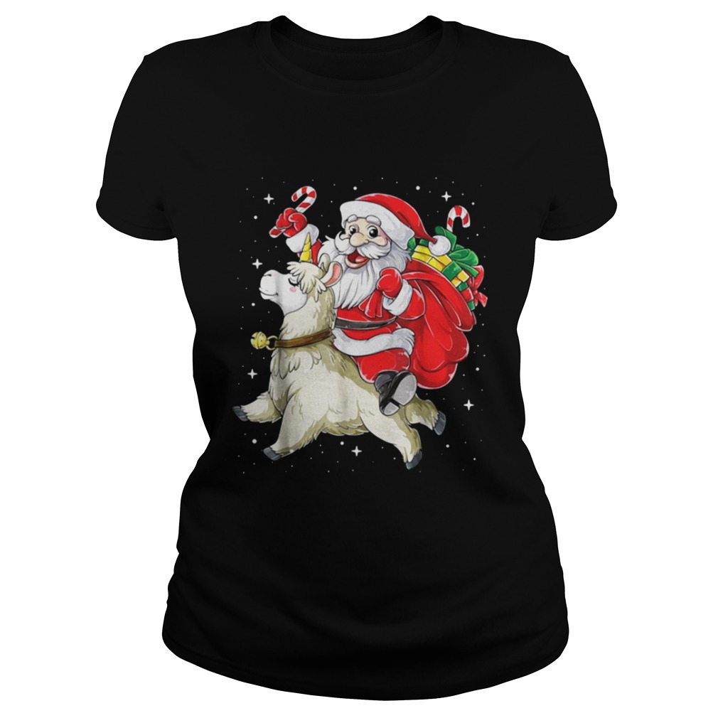 Santa riding Llamacorn christmas sweater Santa riding Llamacorn christmas sweater